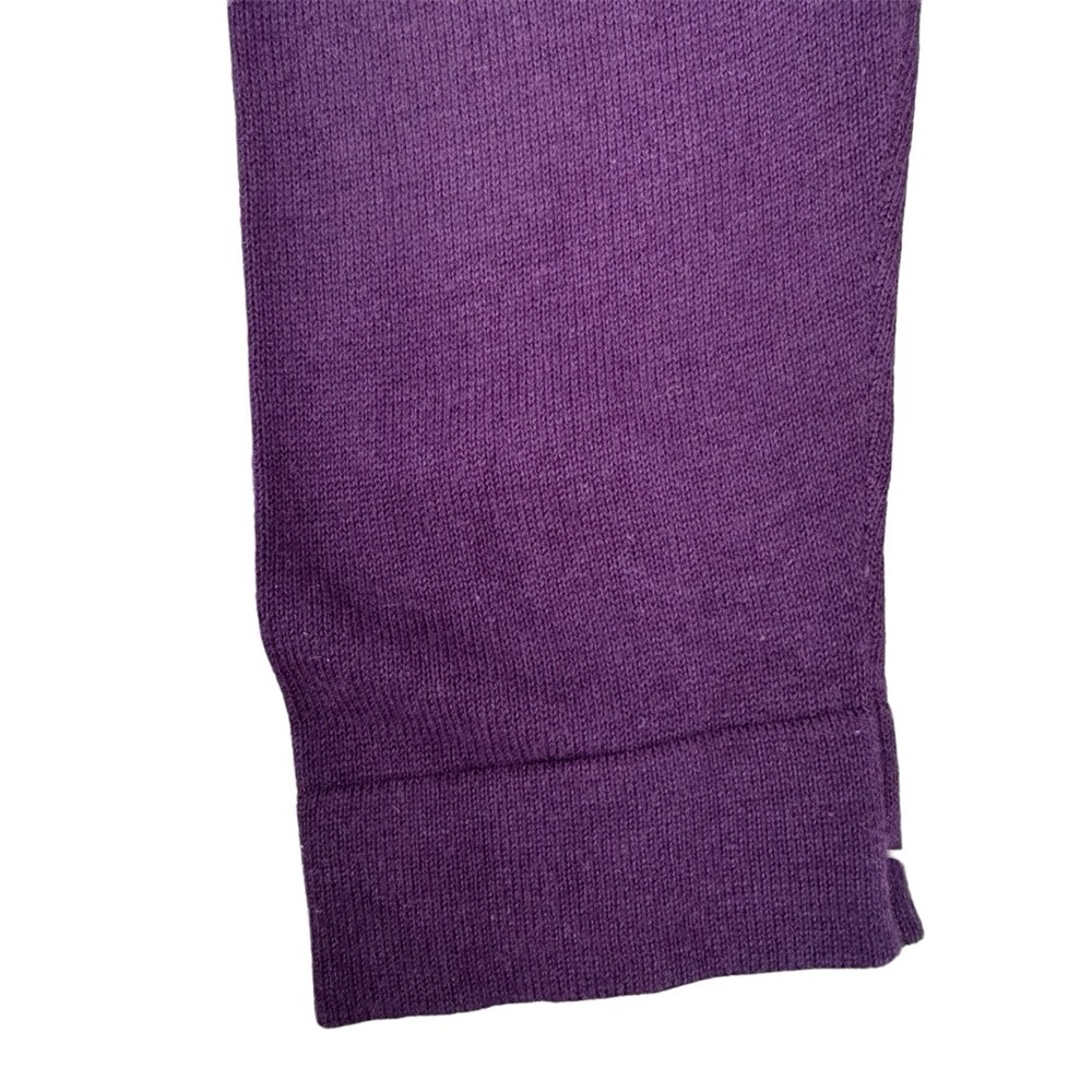 Anne Klein Asymmetrical Poncho Women’s Sweater Purple size Medium Long Sleeve - Picture 5 of 8